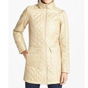 The North Face 600 Puffer Jacket Womens Small Gold Insulated Parka Outdoors